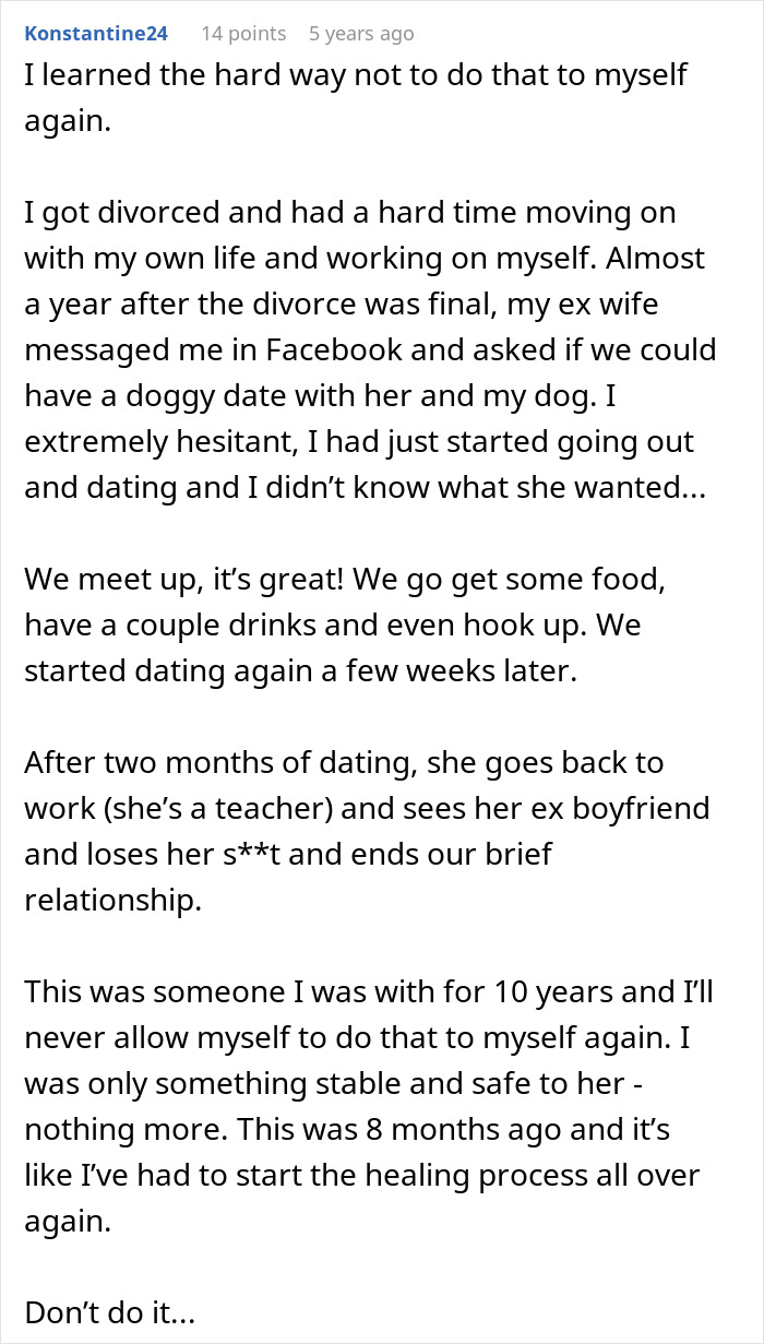 Screenshot of a personal story about a man left without closure after his fiancé disappears and reconnects 16 years later. Screenshot of a personal story about a man left without closure after his fiancé disappears and reconnects 16 years later.