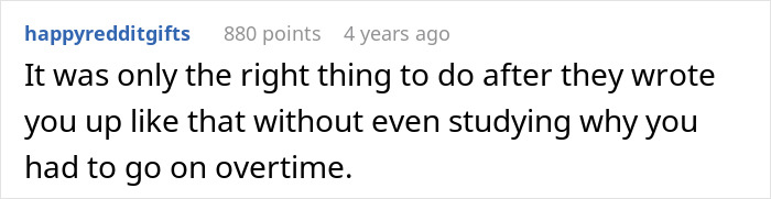 Comment discussing a coffee shop worker’s response after a manager forced strict rules, leading to a surprising outcome.