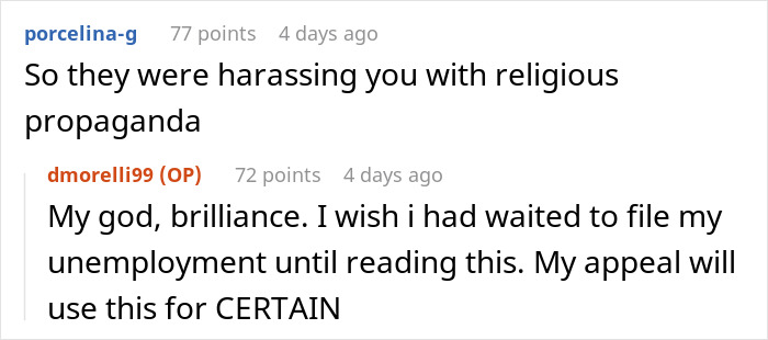 Online discussion showing a coworker upset as a man refuses to stop blasting Christmas music in the office.