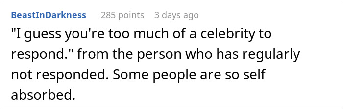 Comment about a bestie ghosting writer after getting a boyfriend and asking for help breaking into Hollywood. Comment about a bestie ghosting writer after getting a boyfriend and asking for help breaking into Hollywood.