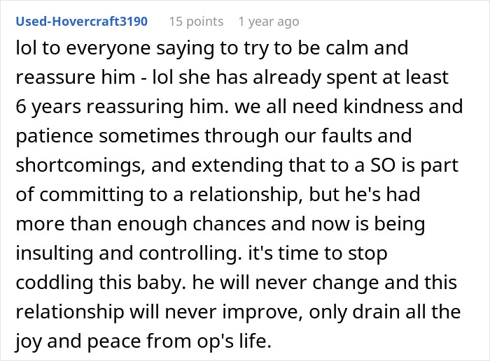 Comment discussing trust issues and the husband wanting to install CCTV due to unexplained scratches on wife’s back. Comment discussing trust issues and the husband wanting to install CCTV due to unexplained scratches on wife’s back.