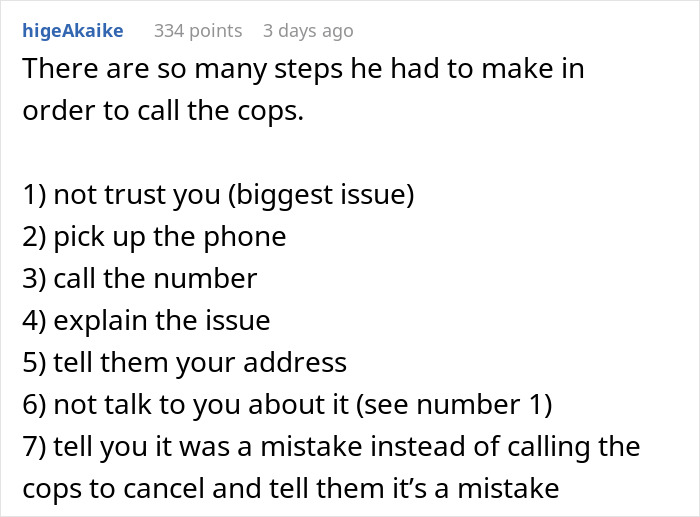 A woman asks the internet for advice after her boyfriend calls the police over the contents of her novel. A woman asks the internet for advice after her boyfriend calls the police over the contents of her novel.