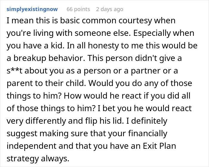 Alt text: Woman rethinks her relationship after boyfriend abandons family duties and parties for over 18 hours. Alt text: Woman rethinks her relationship after boyfriend abandons family duties and parties for over 18 hours.
