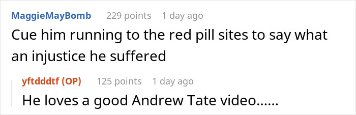 Commenters discussing a toxic man venting about traditional wives and reacting to critiques of his logic online. Commenters discussing a toxic man venting about traditional wives and reacting to critiques of his logic online.