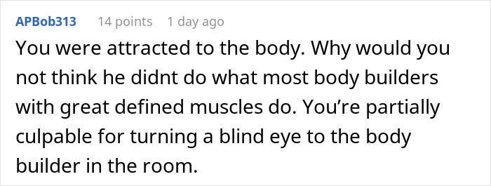 Screenshot of a Reddit comment discussing accountability and exposure of lies affecting future child's health. Screenshot of a Reddit comment discussing accountability and exposure of lies affecting future child's health.