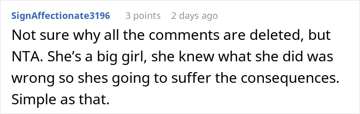 Screenshot of online comment stating the wife treating husband as ATM machine causes marriage to fall apart early. Screenshot of online comment stating the wife treating husband as ATM machine causes marriage to fall apart early.