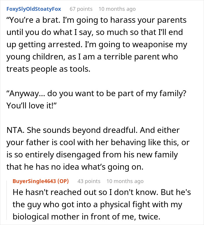 Online forum discussion about refusing to establish relationship between fathers and kids due to family conflicts and disengagement. Online forum discussion about refusing to establish relationship between fathers and kids due to family conflicts and disengagement.