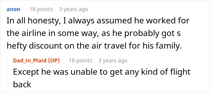 Screenshot of a Reddit comment thread discussing theories about Kevin’s dad’s job in Home Alone. Screenshot of a Reddit comment thread discussing theories about Kevin’s dad’s job in Home Alone.