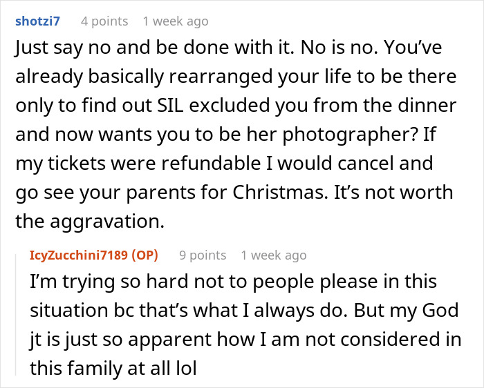 Bride asks groom’s sister to be free wedding photographer, causing shock and tension in family discussion online. Bride asks groom’s sister to be free wedding photographer, causing shock and tension in family discussion online.
