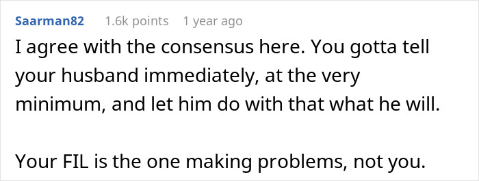 Screenshot of an online comment discussing a FIL’s unexpected love confession and the shock it caused a woman. Screenshot of an online comment discussing a FIL’s unexpected love confession and the shock it caused a woman.