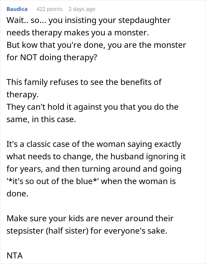 Woman upset with stepdaughter’s behavior and in-laws’ comments, deciding to leave husband after years of conflict. Woman upset with stepdaughter’s behavior and in-laws’ comments, deciding to leave husband after years of conflict.