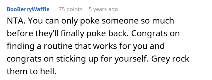 Screenshot of an online comment where a user supports standing up against a partner wanting to close a closet door. Screenshot of an online comment where a user supports standing up against a partner wanting to close a closet door.