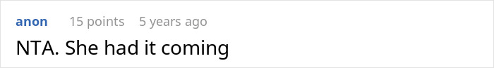 Screenshot of an online comment saying NTA in response to women ruining MIL’s surprise by pretending not to know she was coming. Screenshot of an online comment saying NTA in response to women ruining MIL’s surprise by pretending not to know she was coming.