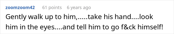 Screenshot of an online comment responding to a boyfriend demanding his girlfriend laser off all body hair, with strong language.