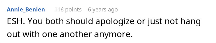 Screenshot of an online comment showing a girl cry roasting friend insults about a conflict between two people. Screenshot of an online comment showing a girl cry roasting friend insults about a conflict between two people.