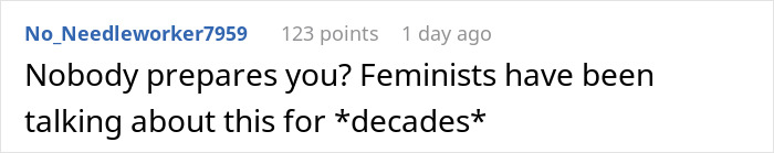 Comment text expressing frustration over lack of preparation, related to SAHM at a loss when husband asks for divorce. Comment text expressing frustration over lack of preparation, related to SAHM at a loss when husband asks for divorce.