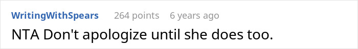 Text post showing a comment reply about not apologizing, related to girl cry roasting friend insults online discussion. Text post showing a comment reply about not apologizing, related to girl cry roasting friend insults online discussion.