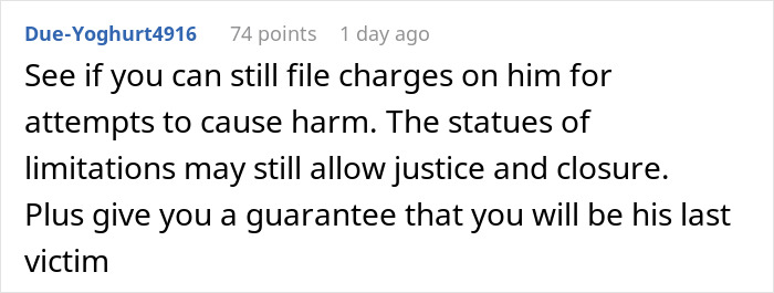 Comment on Reddit discussing legal options after a guy tries to prove roommate is not allergic to grass by putting some in her pillow. Comment on Reddit discussing legal options after a guy tries to prove roommate is not allergic to grass by putting some in her pillow.