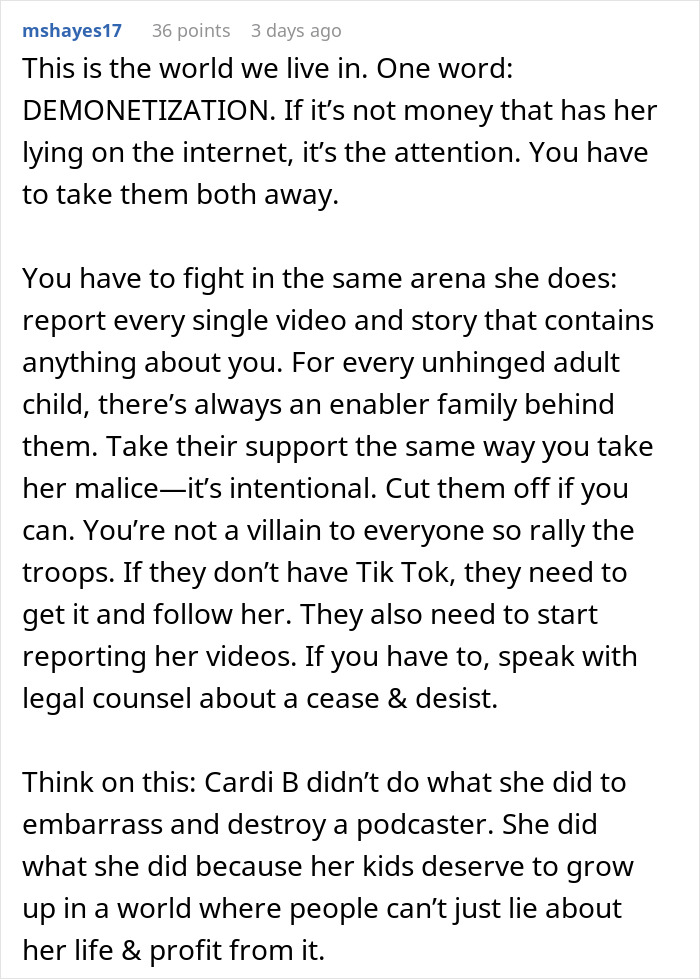 Woman angry as sister builds TikTok fame by lying about her, causing family to believe false stories online. Woman angry as sister builds TikTok fame by lying about her, causing family to believe false stories online.