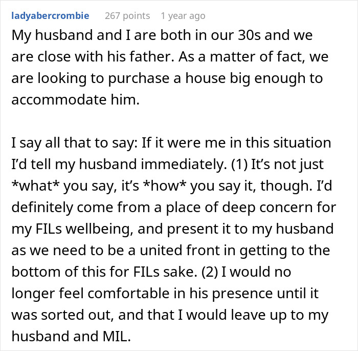 Woman shocked by FIL&rsquo;s unexpected love confession, feeling lost and asked for secrecy in a tense family situation.