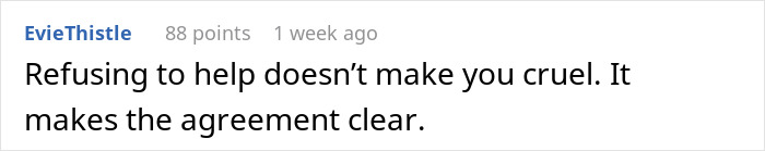 Comment text on a white background discussing clarity in agreements related to dog care home drama situations. Comment text on a white background discussing clarity in agreements related to dog care home drama situations.