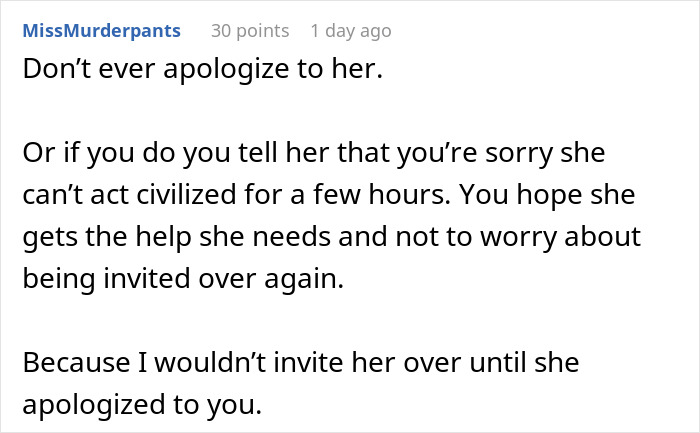 Woman hosts casual Christmas gathering while dealing with offended toxic mother-in-law causing conflict and ruining the event.