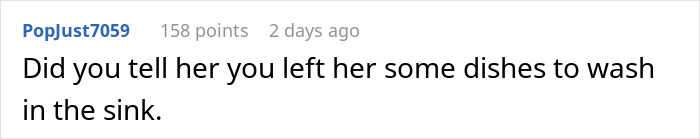 Screenshot of a social media comment discussing an entitled Thanksgiving guest leaving without saying goodbye and demanding leftovers.