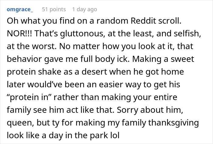 Man shows uncontrollable hunger as girlfriend looks embarrassed in front of family while he rips through a turkey. Man shows uncontrollable hunger as girlfriend looks embarrassed in front of family while he rips through a turkey.