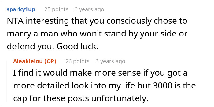 Screenshot of a Reddit conversation discussing repressed rage towards a mother-in-law, reflecting AITA relationship conflict.