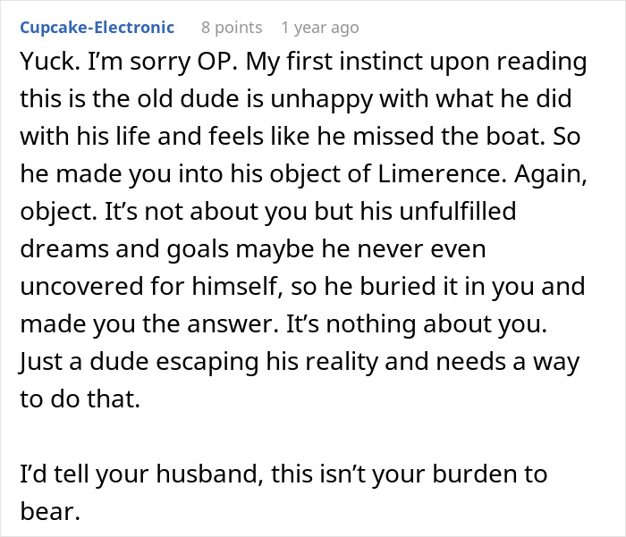Woman shocked by FIL&rsquo;s unexpected love confession, feeling lost and confused after his secretive request.