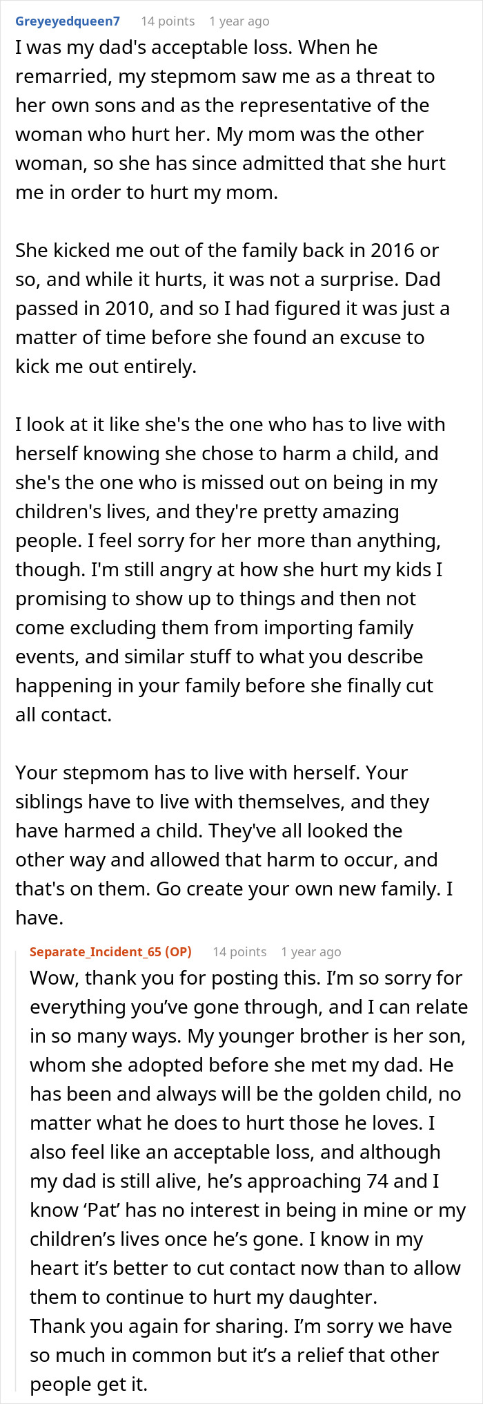 Text conversation about family conflict after dad and stepmom plan a Disney trip excluding mom and her 9-year-old daughter Text conversation about family conflict after dad and stepmom plan a Disney trip excluding mom and her 9-year-old daughter