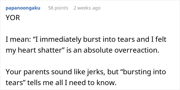 Text conversation showing a person reacting emotionally to a dad who fixed his 19-year-old daughter's first real drawing.