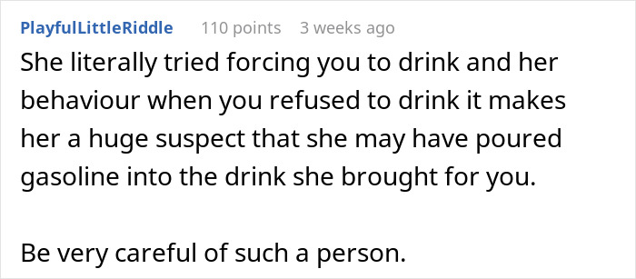 Woman Smells Gas In A Drink Her Friend Gives Her, Ends Up With A Restraining Order Against Her