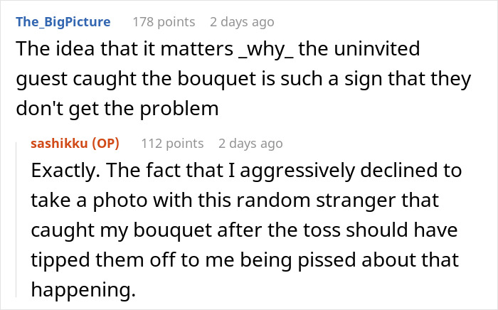 Bride mortified as officiant brings random guest to ceremony and loses it when she catches the bouquet during wedding. Bride mortified as officiant brings random guest to ceremony and loses it when she catches the bouquet during wedding.