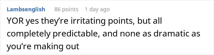Screenshot of a forum comment discussing frustrations related to bending over backwards for boyfriendâs son and his girlfriend. Screenshot of a forum comment discussing frustrations related to bending over backwards for boyfriendâs son and his girlfriend.