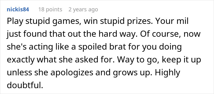 Screenshot of a social media comment discussing a woman upset about son’s partner gift etiquette and tacky trinkets. Screenshot of a social media comment discussing a woman upset about son’s partner gift etiquette and tacky trinkets.
