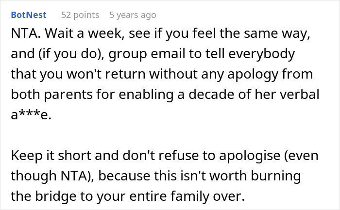 Screenshot of an online post showing a user discussing a relationship dispute over closing a closet door. Screenshot of an online post showing a user discussing a relationship dispute over closing a closet door.