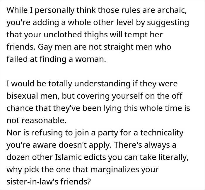 Family accusing Muslim daughter-in-law over refusal to wear bikini at bridal party causing family tensions. Family accusing Muslim daughter-in-law over refusal to wear bikini at bridal party causing family tensions.