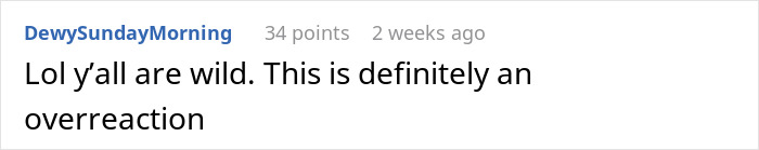 Screenshot of an online comment saying the reaction to dad fixing 19-year-old daughter’s first real drawing is an overreaction. Screenshot of an online comment saying the reaction to dad fixing 19-year-old daughter’s first real drawing is an overreaction.