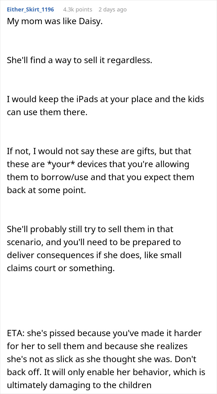 DIL Sells Kids’ Expensive Gifts For Cash, Grandma Gifts Them iPads She Makes Sure She Can’t Sell DIL Sells Kids’ Expensive Gifts For Cash, Grandma Gifts Them iPads She Makes Sure She Can’t Sell