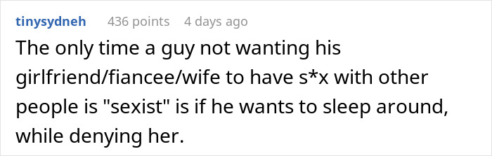 Screenshot of an online comment discussing a man rethinking his fiancée’s unexpected request months before their wedding. Screenshot of an online comment discussing a man rethinking his fiancée’s unexpected request months before their wedding.