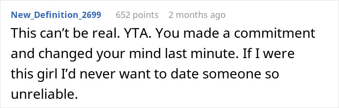Screenshot of an online comment expressing frustration about last-minute changes when babysitting sister’s kids during hockey events. Screenshot of an online comment expressing frustration about last-minute changes when babysitting sister’s kids during hockey events.