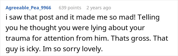 Screenshot of an online comment reacting to a guy venting about his girlfriend wanting him to close her closet door. Screenshot of an online comment reacting to a guy venting about his girlfriend wanting him to close her closet door.
