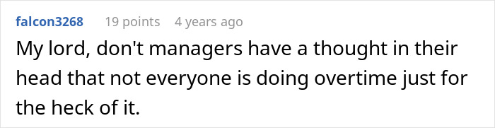 Text comment on a forum discussing how managers enforce rules on coffee shop workers, leading to unexpected outcomes. Text comment on a forum discussing how managers enforce rules on coffee shop workers, leading to unexpected outcomes.