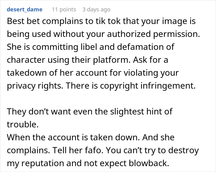 Woman angry her sister built TikTok fame by lying about her, causing family to believe false stories online.