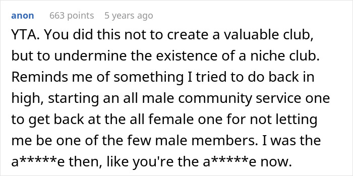 Commenter anon responds critically in a text comment about employee pushback against vegan-only club conflict. Commenter anon responds critically in a text comment about employee pushback against vegan-only club conflict.