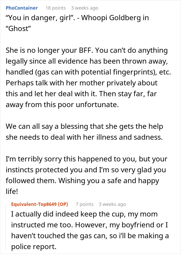 Woman Smells Gas In A Drink Her Friend Gives Her, Ends Up With A Restraining Order Against Her