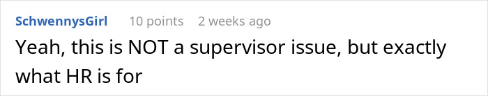 Screenshot of a social media comment discussing HR&rsquo;s role after woman puts coworker on blast and faces consequences.