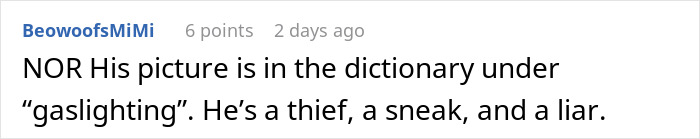 Text post showing a woman confused about Christmas gifts from BF that match items previously missing.