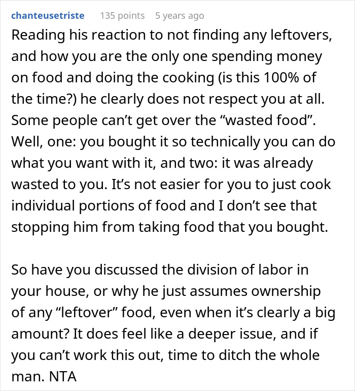 Woman rethinks relationship after boyfriend ruins chili by salting entire pot, highlighting food and respect issues. Woman rethinks relationship after boyfriend ruins chili by salting entire pot, highlighting food and respect issues.